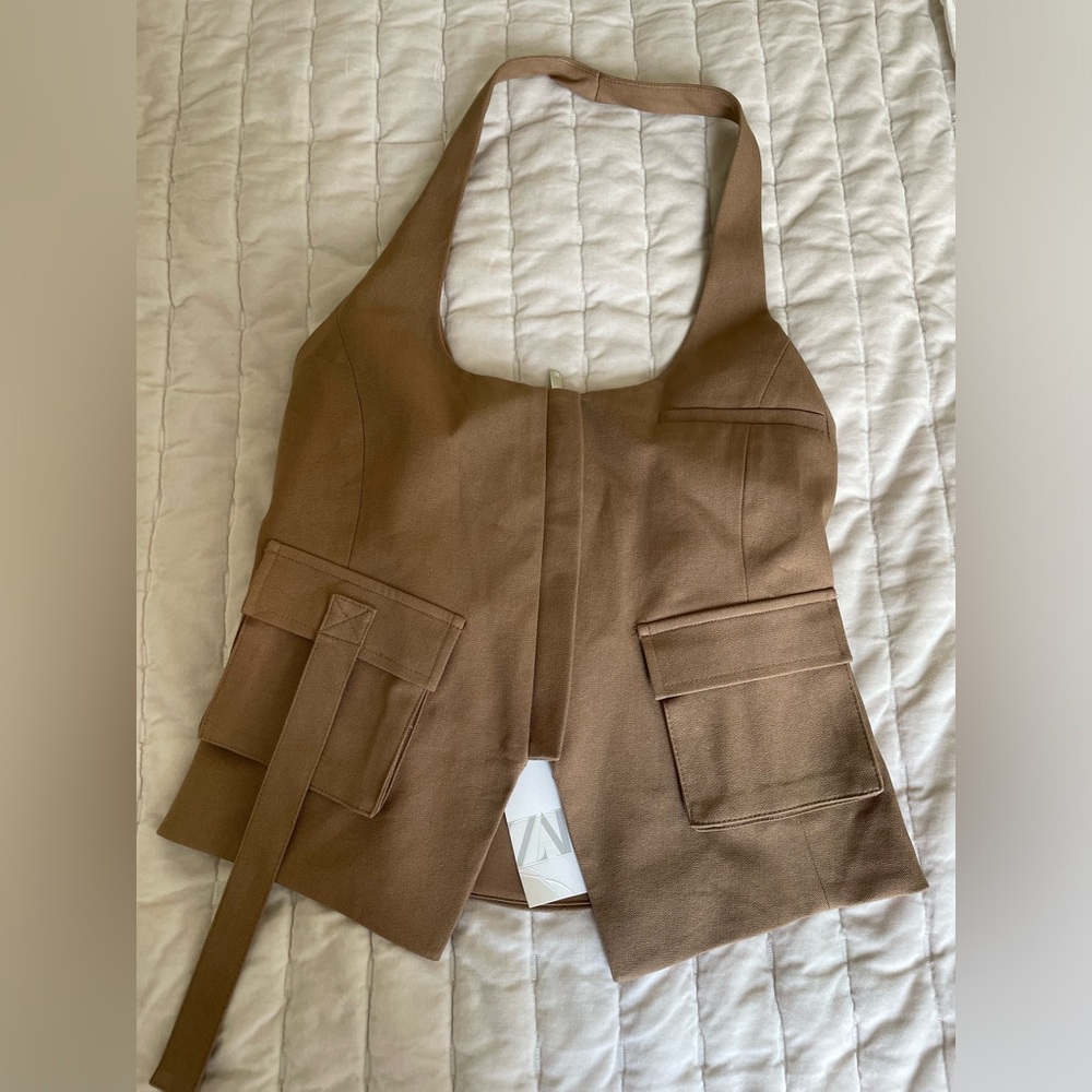 NWT Zara Halter Top